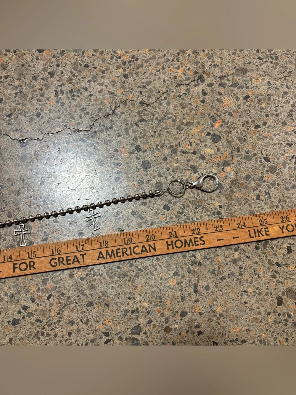 3 Pocket Chains Ball Chain Y2K, Scene, Streetwear, Silver, Green, White